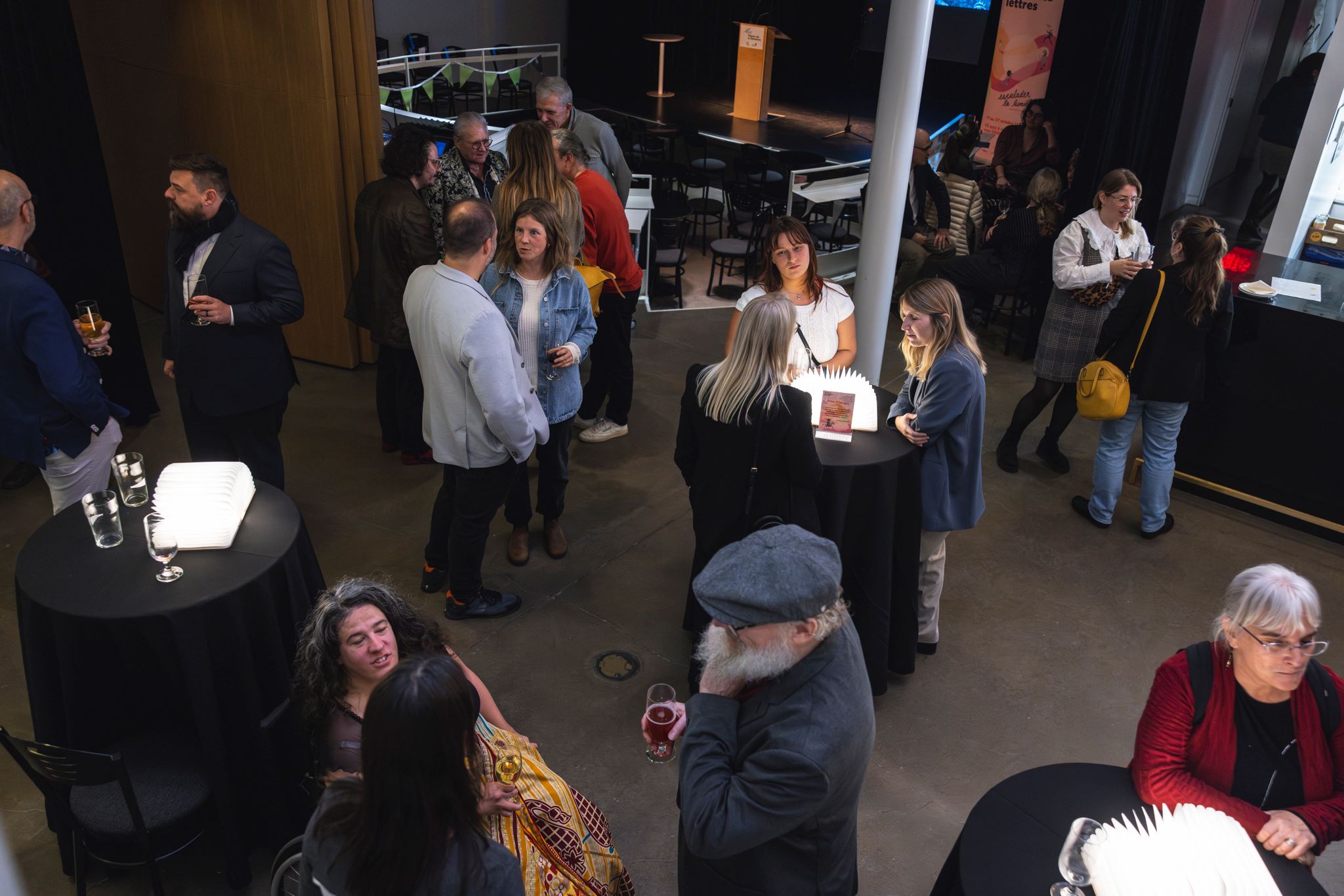 Cocktail à la Maison de la littérature